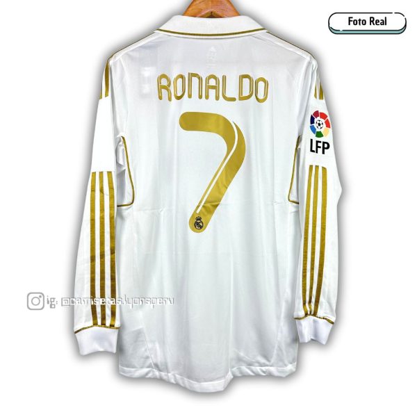 CAMISETA REAL MADRID 2011/12 (1ERA EQUIPACIÓN) MANGA LARGA