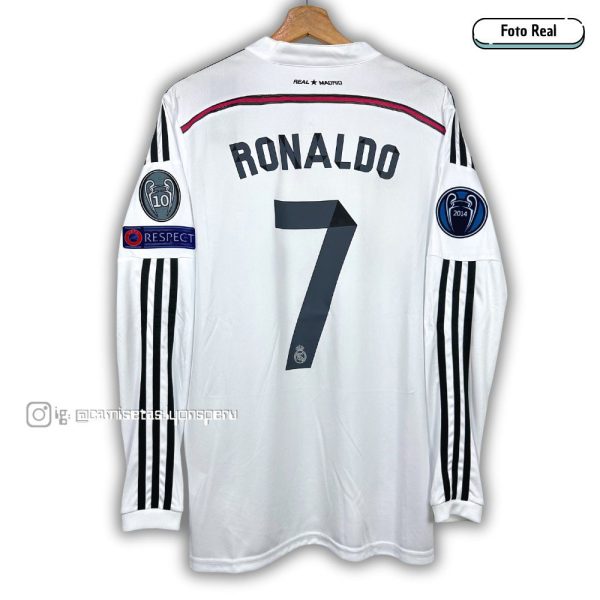 CAMISETA REAL MADRID 2014/15 (1ERA EQUIPACIÓN) – MANGA LARGA