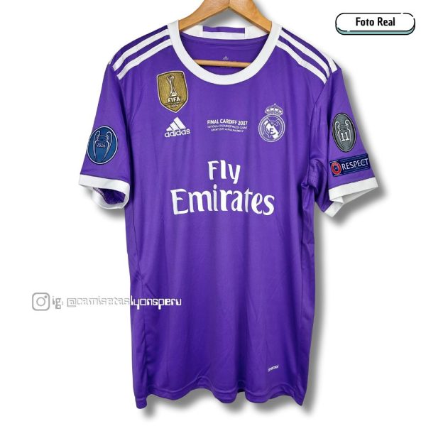 CAMISETA REAL MADRID 2016/17 (2DA EQUIPACIÓN) FINAL CARDIFF 2017