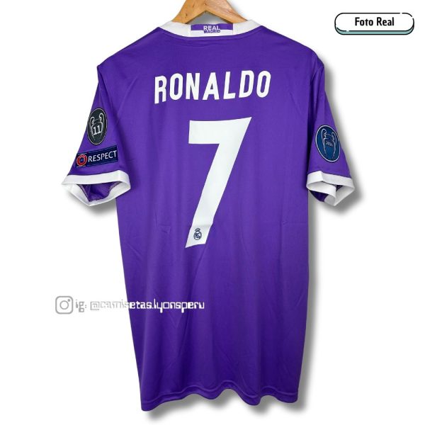 CAMISETA REAL MADRID 2016/17 (2DA EQUIPACIÓN) FINAL CARDIFF 2017