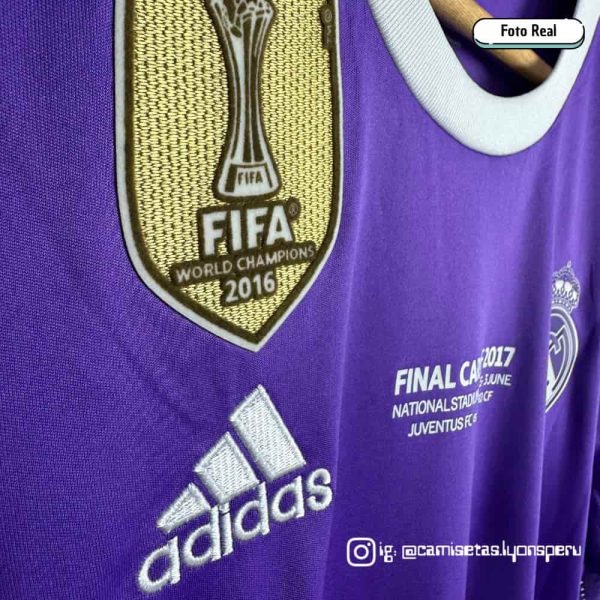 CAMISETA REAL MADRID 2016/17 (2DA EQUIPACIÓN) FINAL CARDIFF 2017