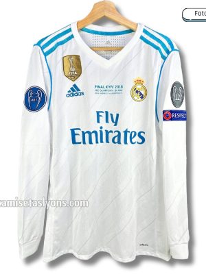 CAMISETA REAL MADRID 2017/18 VERSIÓN JUGADOR – FINAL KIEV 2018 – MANGA LARGA