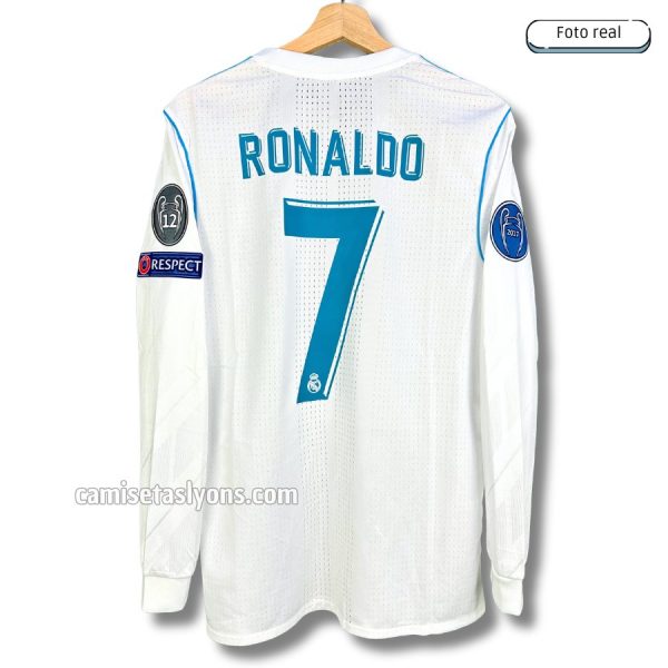 CAMISETA REAL MADRID 2017/18 VERSIÓN JUGADOR – FINAL KIEV 2018 – MANGA LARGA