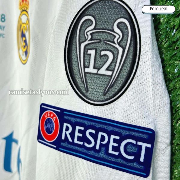 CAMISETA REAL MADRID 2017/18 VERSIÓN JUGADOR – FINAL KIEV 2018 – MANGA LARGA