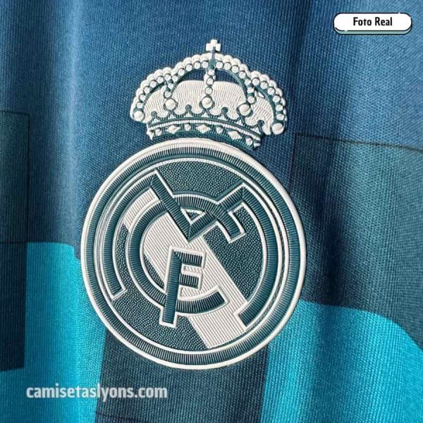 CAMISETA REAL MADRID 2017/18 (3ERA EQUIPACIÓN) VERSIÓN JUGADOR MANGA LARGA