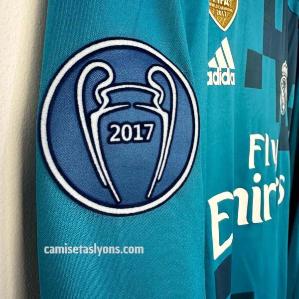 CAMISETA REAL MADRID 2017/18 (3ERA EQUIPACIÓN) VERSIÓN JUGADOR MANGA LARGA
