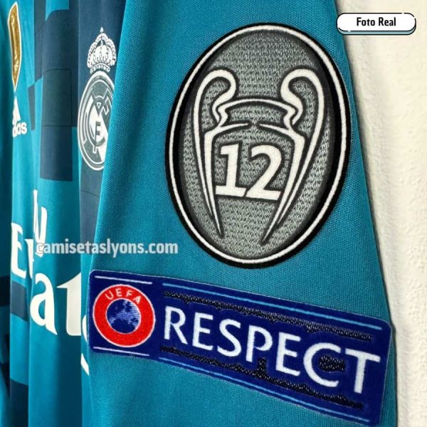 CAMISETA REAL MADRID 2017/18 (3ERA EQUIPACIÓN) VERSIÓN JUGADOR MANGA LARGA