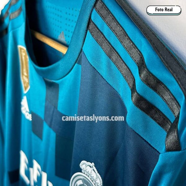 CAMISETA REAL MADRID 2017/18 (3ERA EQUIPACIÓN) VERSIÓN JUGADOR MANGA LARGA