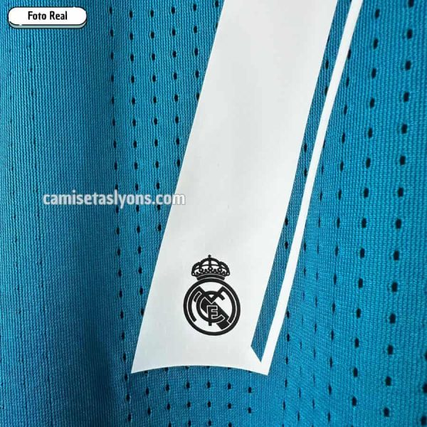 CAMISETA REAL MADRID 2017/18 (3ERA EQUIPACIÓN) VERSIÓN JUGADOR MANGA LARGA