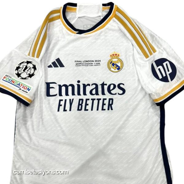 CAMISETA REAL MADRID 2023/24 VERSIÓN JUGADOR – FINAL LONDON 2024