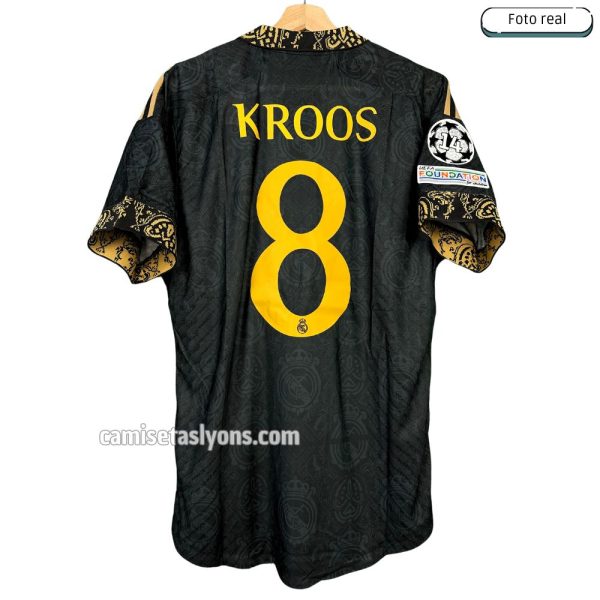 CAMISETA REAL MADRID 2023/24 (BLACK AND GOLD) VERSIÓN JUGADOR
