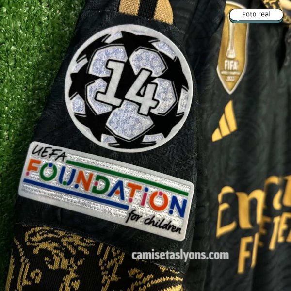 CAMISETA REAL MADRID 2023/24 (BLACK AND GOLD) VERSIÓN JUGADOR