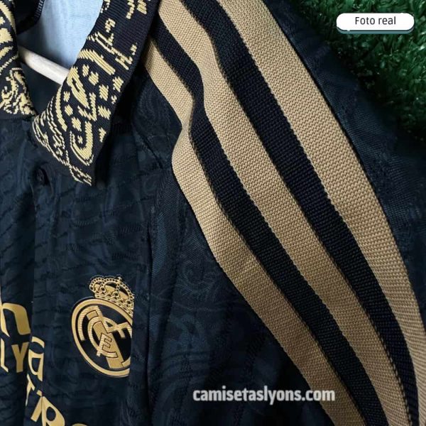 CAMISETA REAL MADRID 2023/24 (BLACK AND GOLD) VERSIÓN JUGADOR