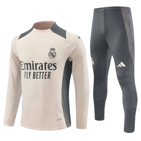 REAL MADRID 2024/25 TRACKSUIT/CHÁNDAL (SUDADERA Y PANTALÓN)