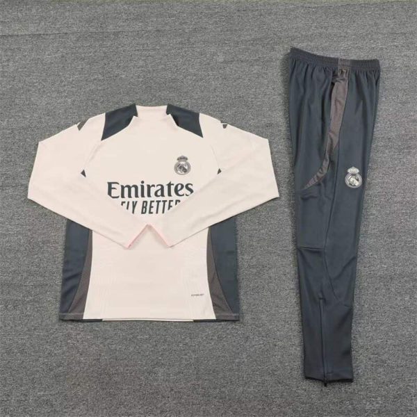 REAL MADRID 2024/25 TRACKSUIT/CHÁNDAL (SUDADERA Y PANTALÓN)