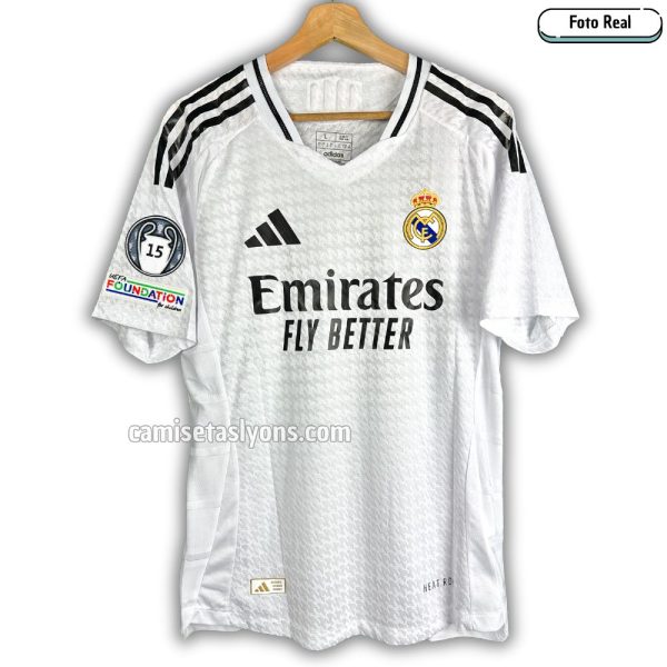 CAMISETA REAL MADRID 2024/25 (1ERA EQUIPACIÓN) VERSIÓN JUGADOR