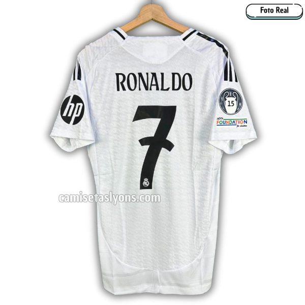 CAMISETA REAL MADRID 2024/25 (1ERA EQUIPACIÓN) VERSIÓN JUGADOR