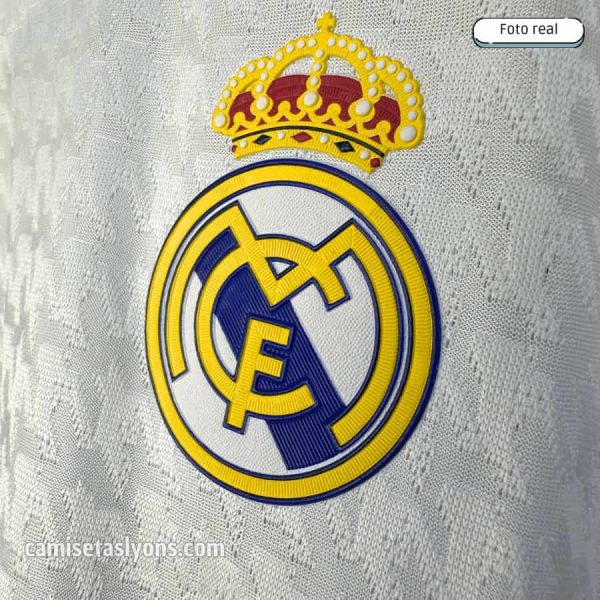 CAMISETA REAL MADRID 2024/25 (1ERA EQUIPACIÓN) VERSIÓN JUGADOR MANGA LARGA