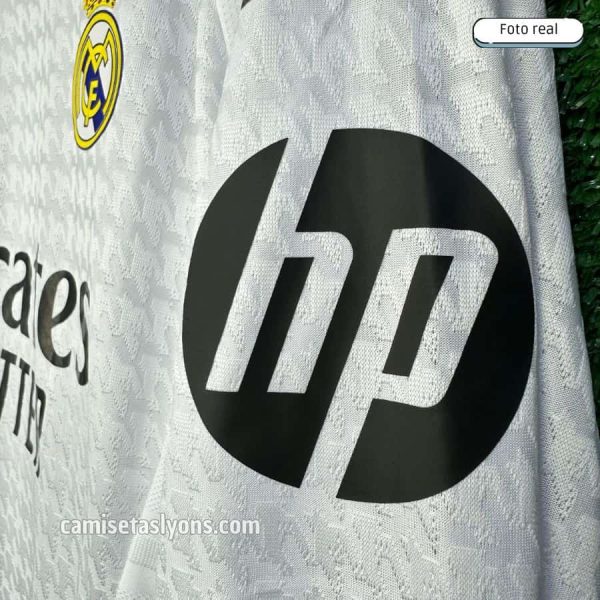 CAMISETA REAL MADRID 2024/25 (1ERA EQUIPACIÓN) VERSIÓN JUGADOR MANGA LARGA