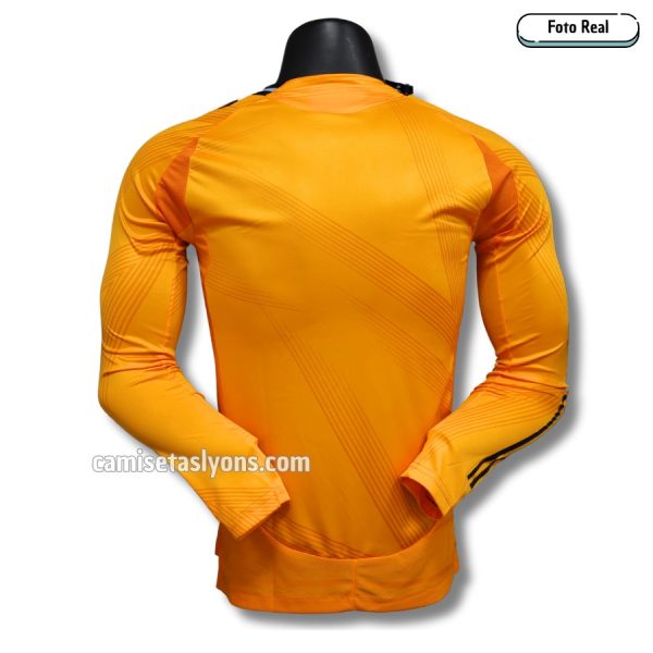 CAMISETA REAL MADRID 2024/25 (2DA EQUIPACIÓN) VERSIÓN JUGADOR MANGA LARGA