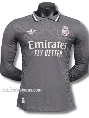 CAMISETA REAL MADRID 2024/25 (3ERA EQUIPACIÓN) VERSIÓN JUGADOR MANGA LARGA