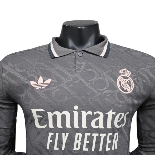 CAMISETA REAL MADRID 2024/25 (3ERA EQUIPACIÓN) VERSIÓN JUGADOR MANGA LARGA