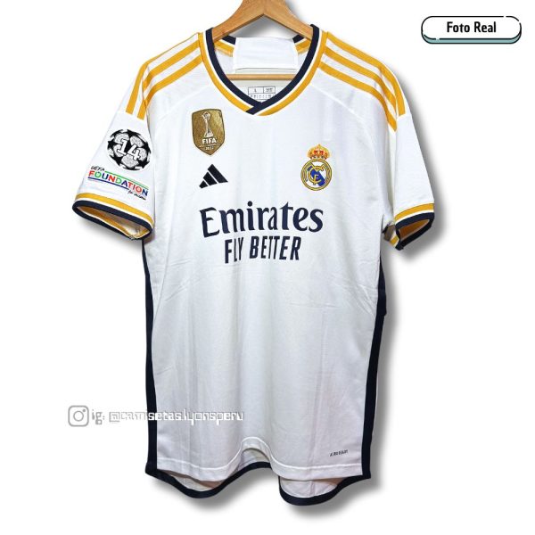CAMISETA REAL MADRID 2023/24(1ERA EQUIPACIÓN) VERSIÓN FAN