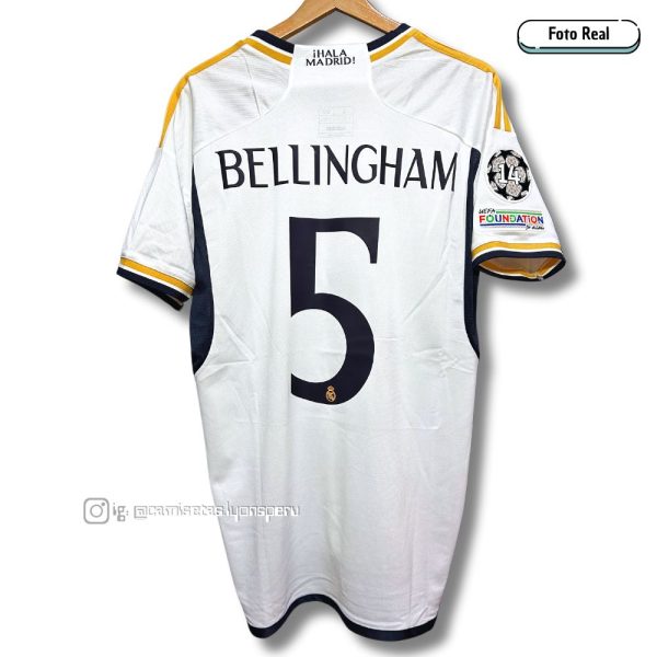 CAMISETA REAL MADRID 2023/24(1ERA EQUIPACIÓN) VERSIÓN FAN