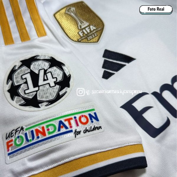 CAMISETA REAL MADRID 2023/24(1ERA EQUIPACIÓN) VERSIÓN FAN