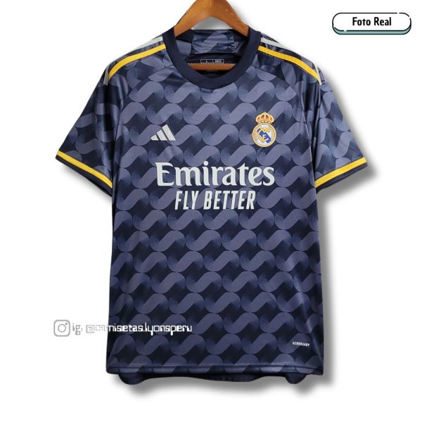 CAMISETA REAL MADRID 2023/24 VERSIÓN FAN (2DA EQUIPACIÓN)