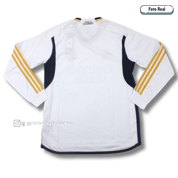 CAMISETA REAL MADRID 2023/24 (1ERA EQUIPACIÓN) VERSIÓN FAN – MANGA LARGA