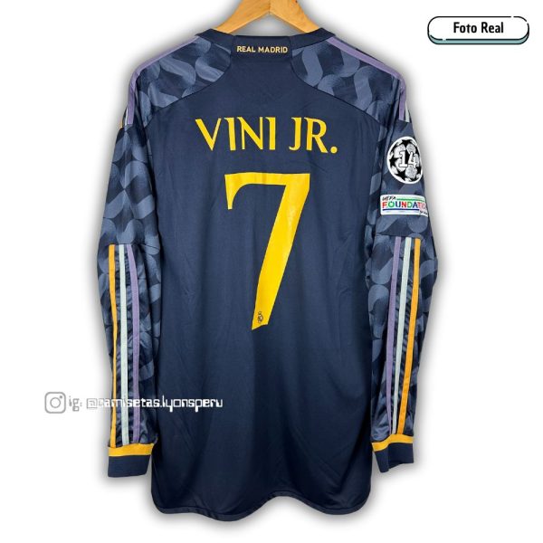 CAMISETA REAL MADRID 2023/24 (2DA EQUIPACIÓN) VERSIÓN FAN – MANGA LARGA