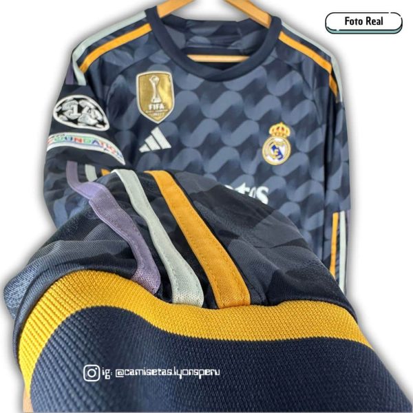 CAMISETA REAL MADRID 2023/24 (2DA EQUIPACIÓN) VERSIÓN FAN – MANGA LARGA