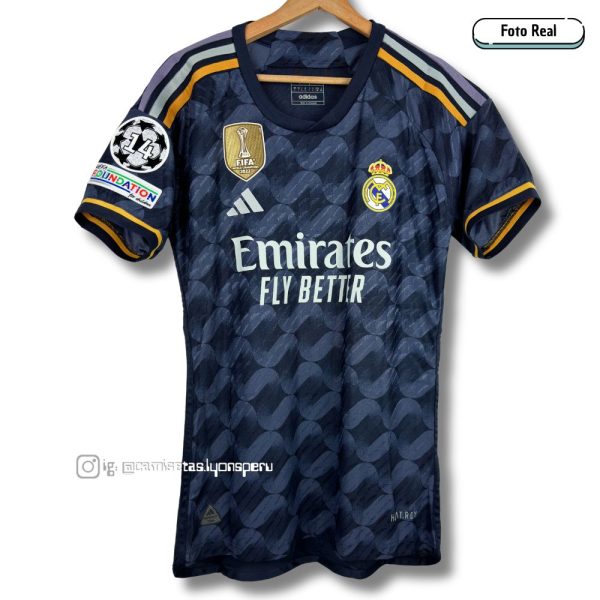 CAMISETA REAL MADRID 2023/24 (2DA EQUIPACIÓN) VERSIÓN JUGADOR