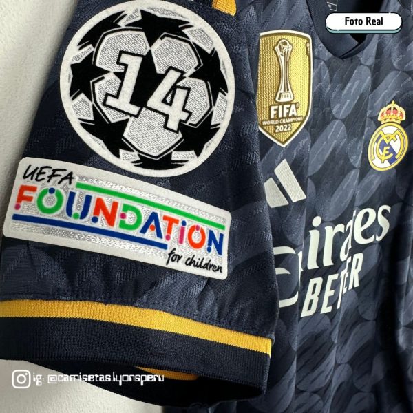 CAMISETA REAL MADRID 2023/24 (2DA EQUIPACIÓN) VERSIÓN JUGADOR