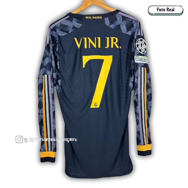 CAMISETA REAL MADRID 2023/24 (2DA EQUIPACIÓN) VERSIÓN JUGADOR – MANGA LARGA