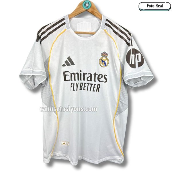 CAMISETA REAL MADRID 2025/26 (1ERA EQUIPACIÓN) VERSIÓN JUGADOR
