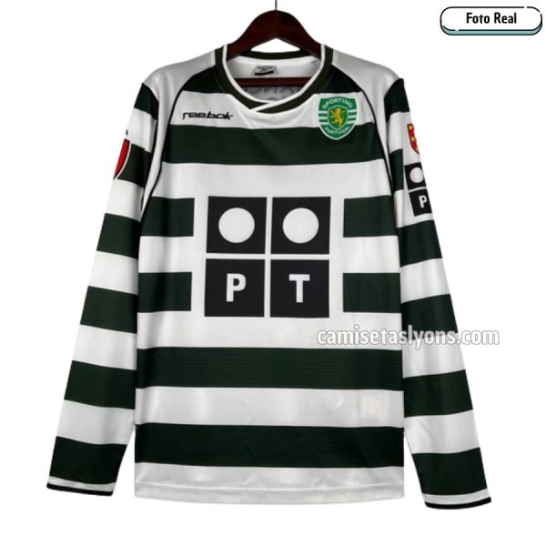 CAMISETA SPORTING LISBOA 2002/03 MANGA LARGA