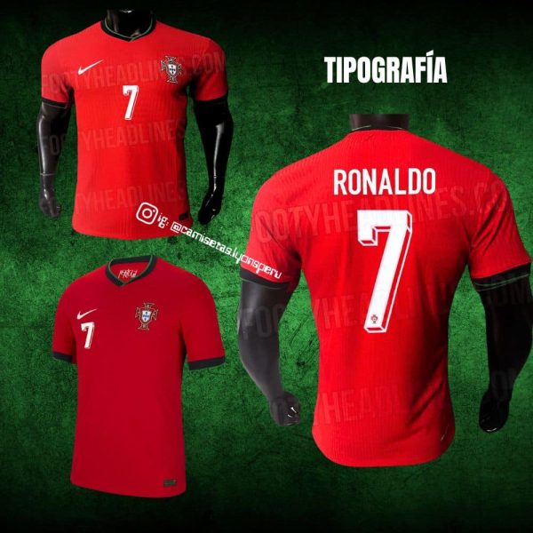 CAMISETA PORTUGAL 2024/25 (1ERA EQUIPACIÓN) VERSIÓN JUGADOR